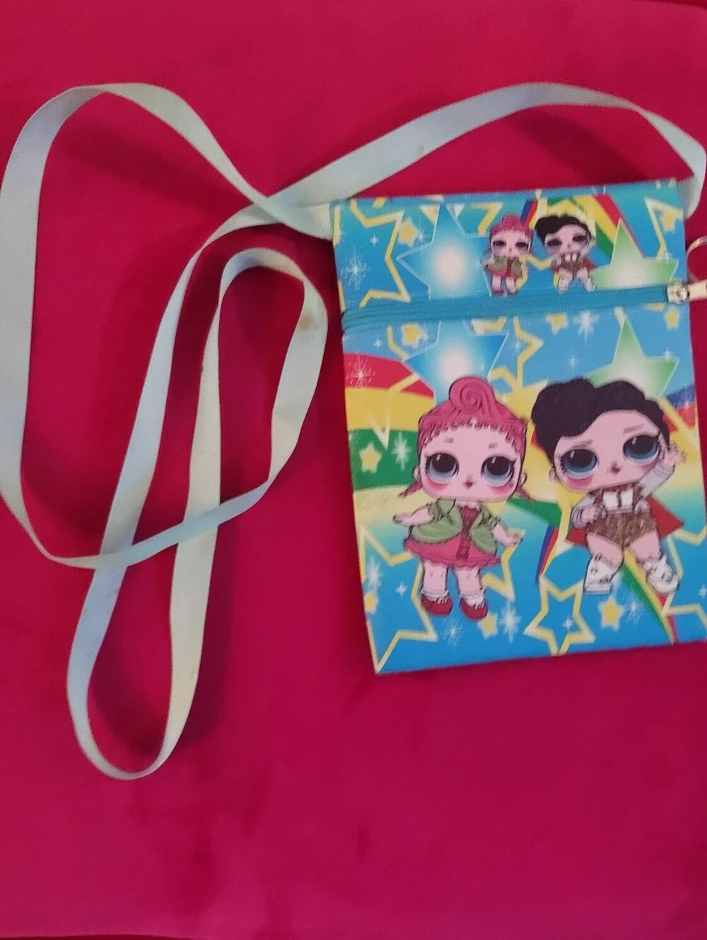 Kids Character Crossbody Bag - Blue